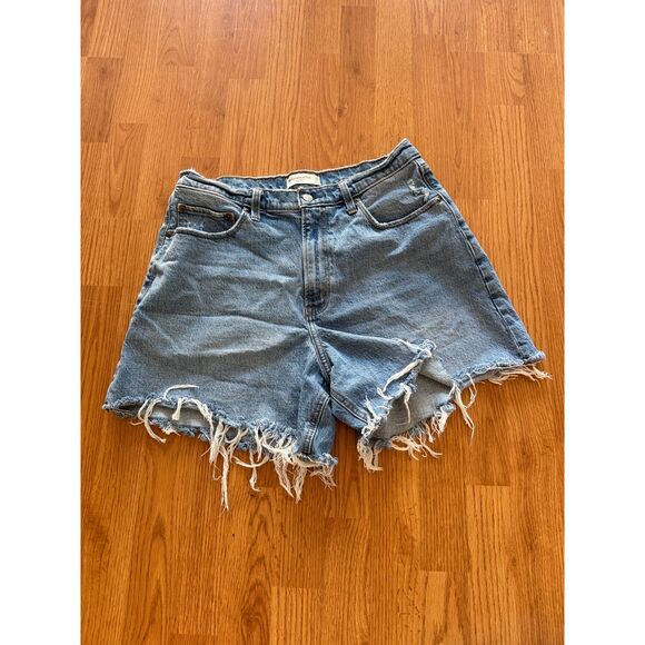 Abercrombie & Fitch Pants - Abercrombie & Fitch Curve Love High Rise Dad Short